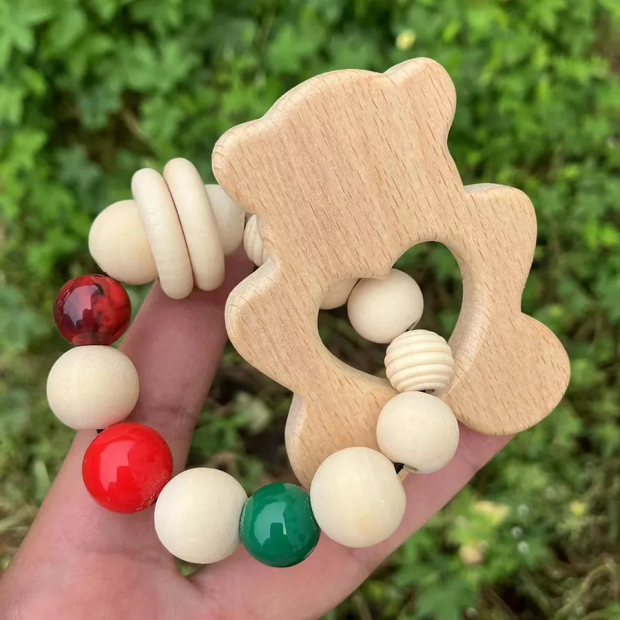 baby toys bear wood toys