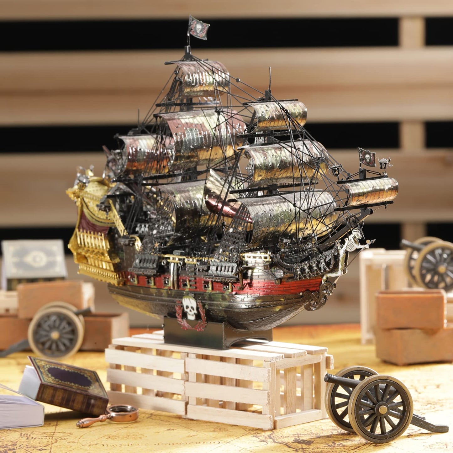 Piececool Queen Anne's Revenge 3D Metal Puzzle Kit for Adults