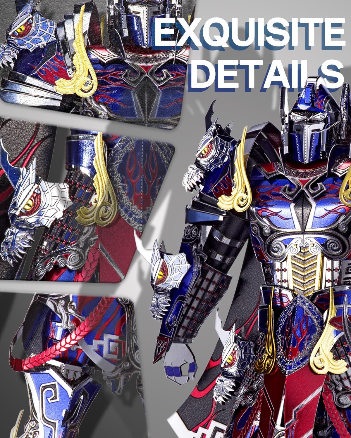 Piececool Titan 3D Metal Puzzle – Mecha Figure Model Kit (157 Pcs)