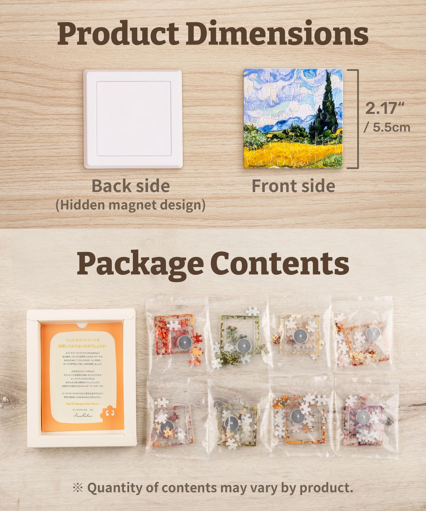PieceRelax Magnet Puzzle for Adults - 128 Pieces, Van Gogh Palette, Unique Gift & Home Decor