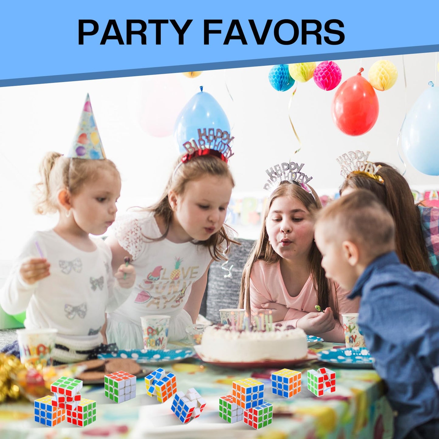 Piegricdiat Mini Cube 12 Pack — Puzzle Party Favors, Classroom Prizes & Fun Stress-Relief Toys