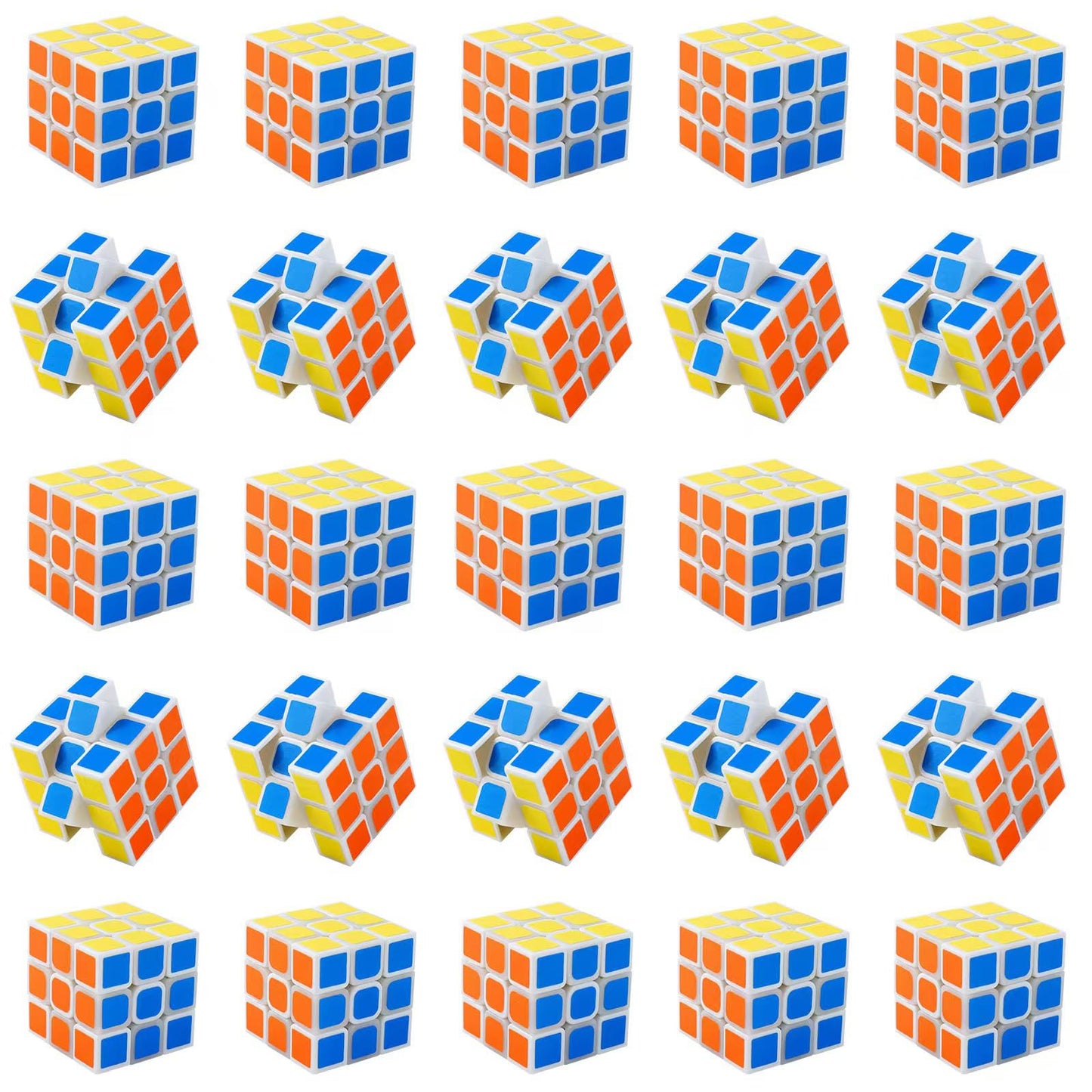 Piegricdiat Mini Cube 12 Pack — Puzzle Party Favors, Classroom Prizes & Fun Stress-Relief Toys