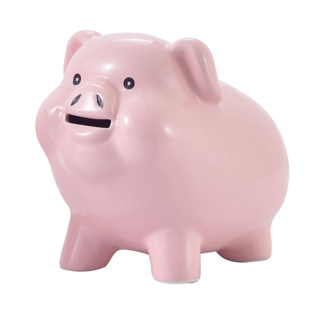 PIG WORLD Ceramic Piggy Bank – Break-to-Open Money Box for Adults, Modern Home Décor