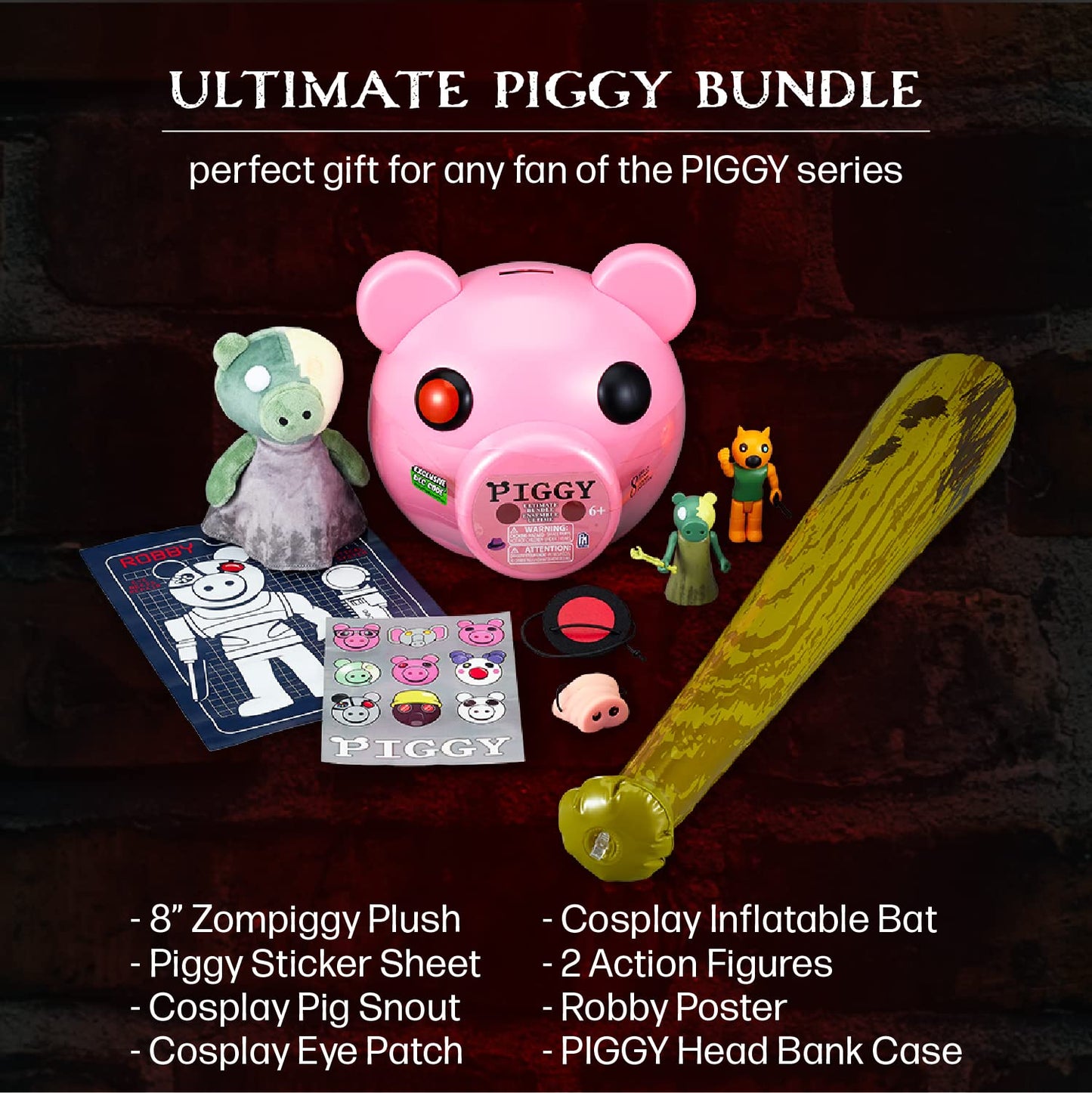 PIGGY Head Bundle – DLC Included | Enhance Your PIGGY Experience