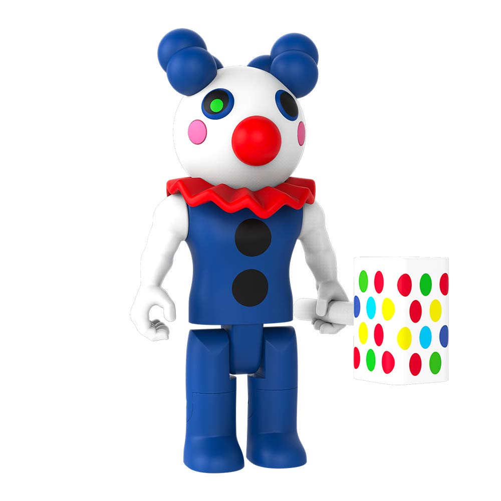 PIGGY Clowny Action Figure - Articulated Buildable Toy, Series 1