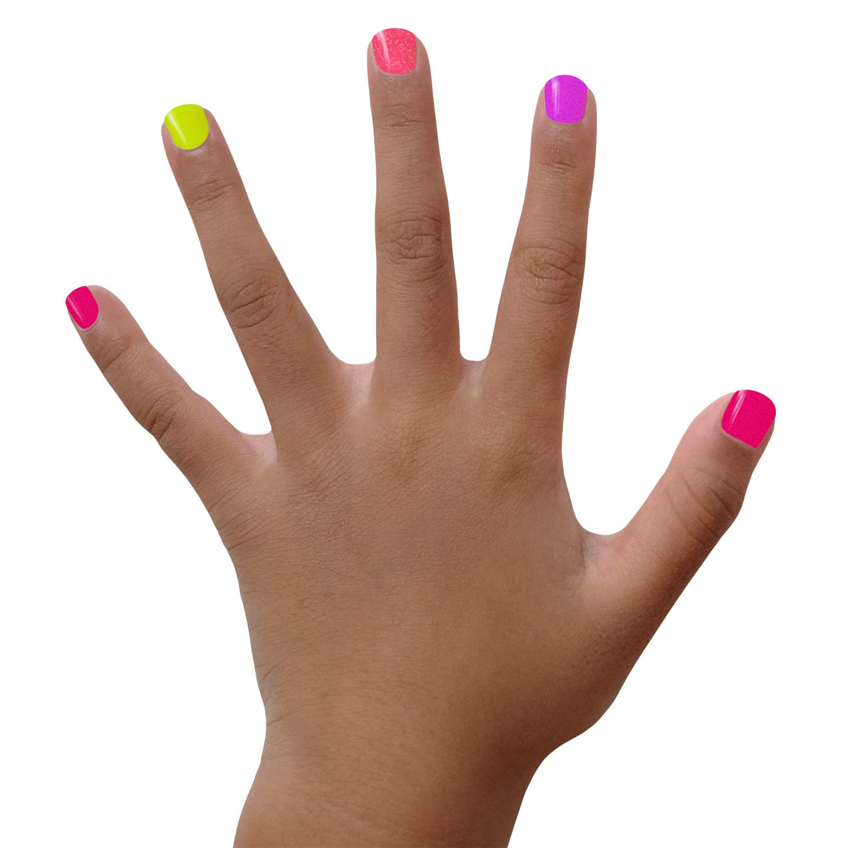 Piggy Paint Neon Box Set: 4 Glow Polishes + Blacklight Glow