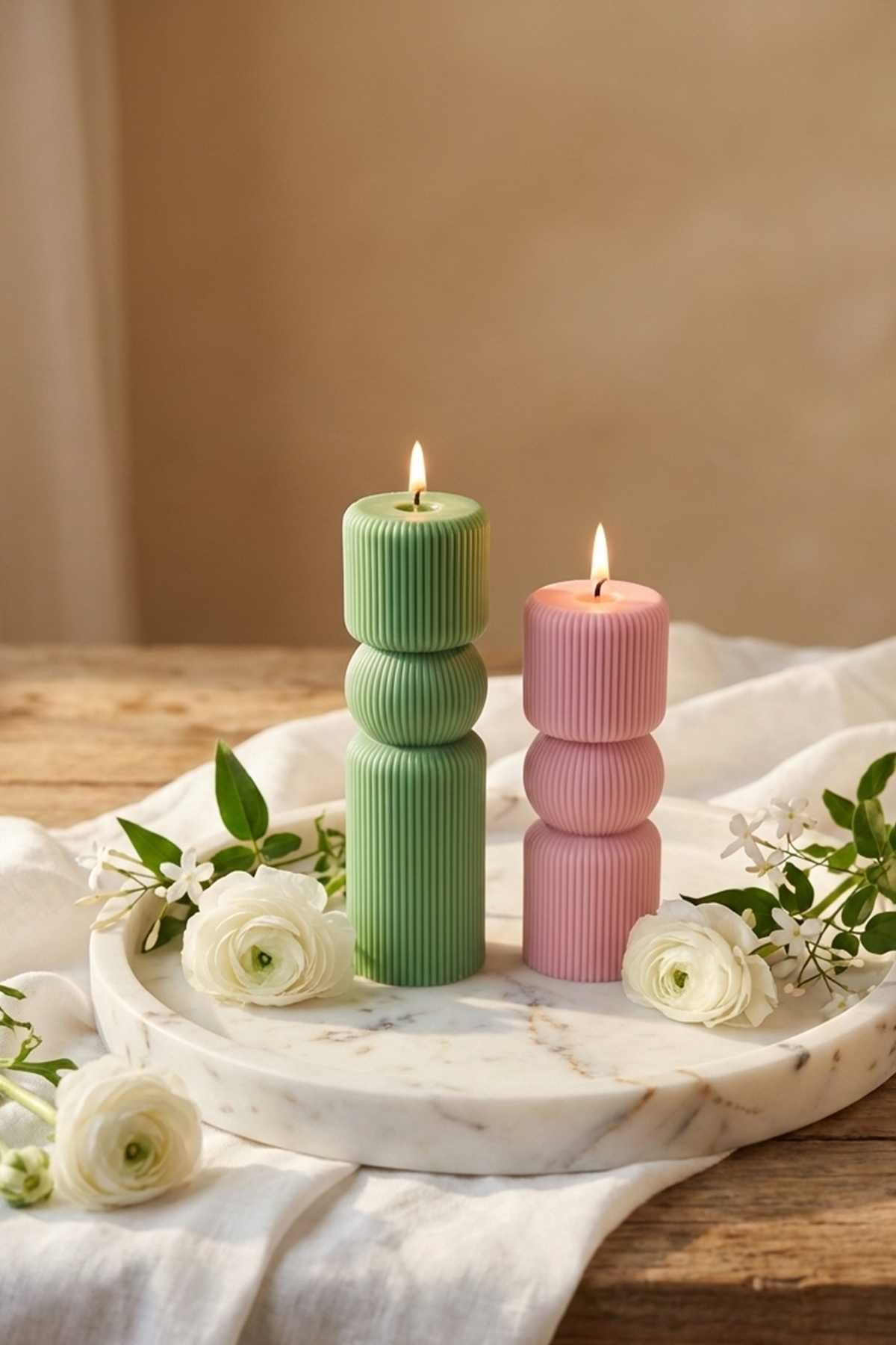 Roman Pillar Candle