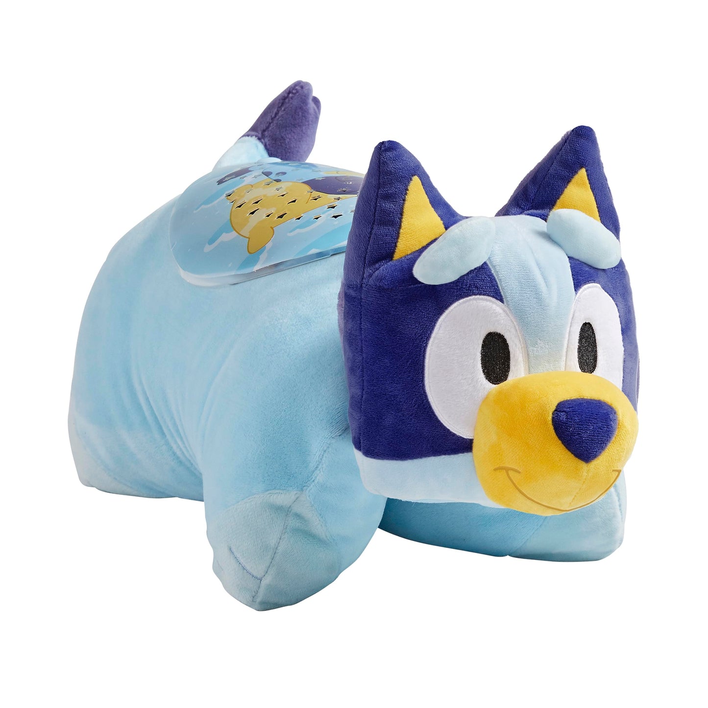 Pillow Pets Bluey Sleeptime Lite – 16-inch Plush Night Light & Star Projector