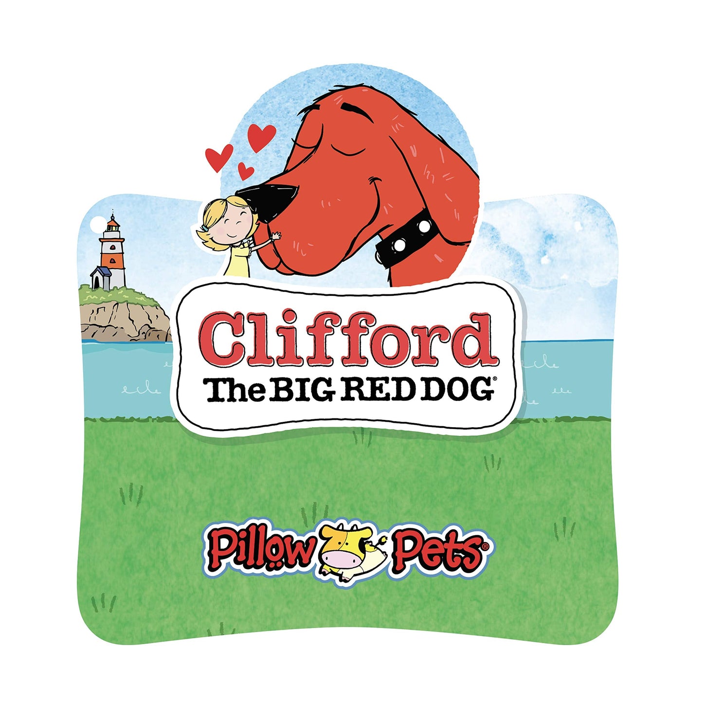 Pillow Pets Clifford The Big Red Dog Plush – Unfolds into 16-In Pillow