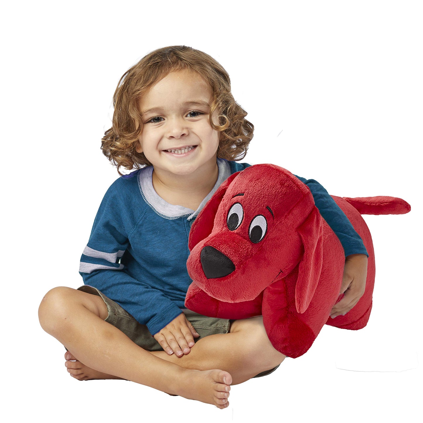 Pillow Pets Clifford The Big Red Dog Plush – Unfolds into 16-In Pillow
