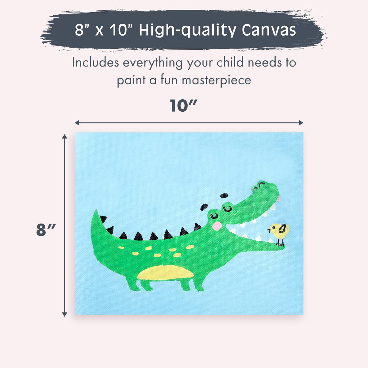 Pink Picasso Paint by Number Kits for Kids 5-12 | Beginner 8x10 Art Set | Shark Tank & Oprah Favorite Thing