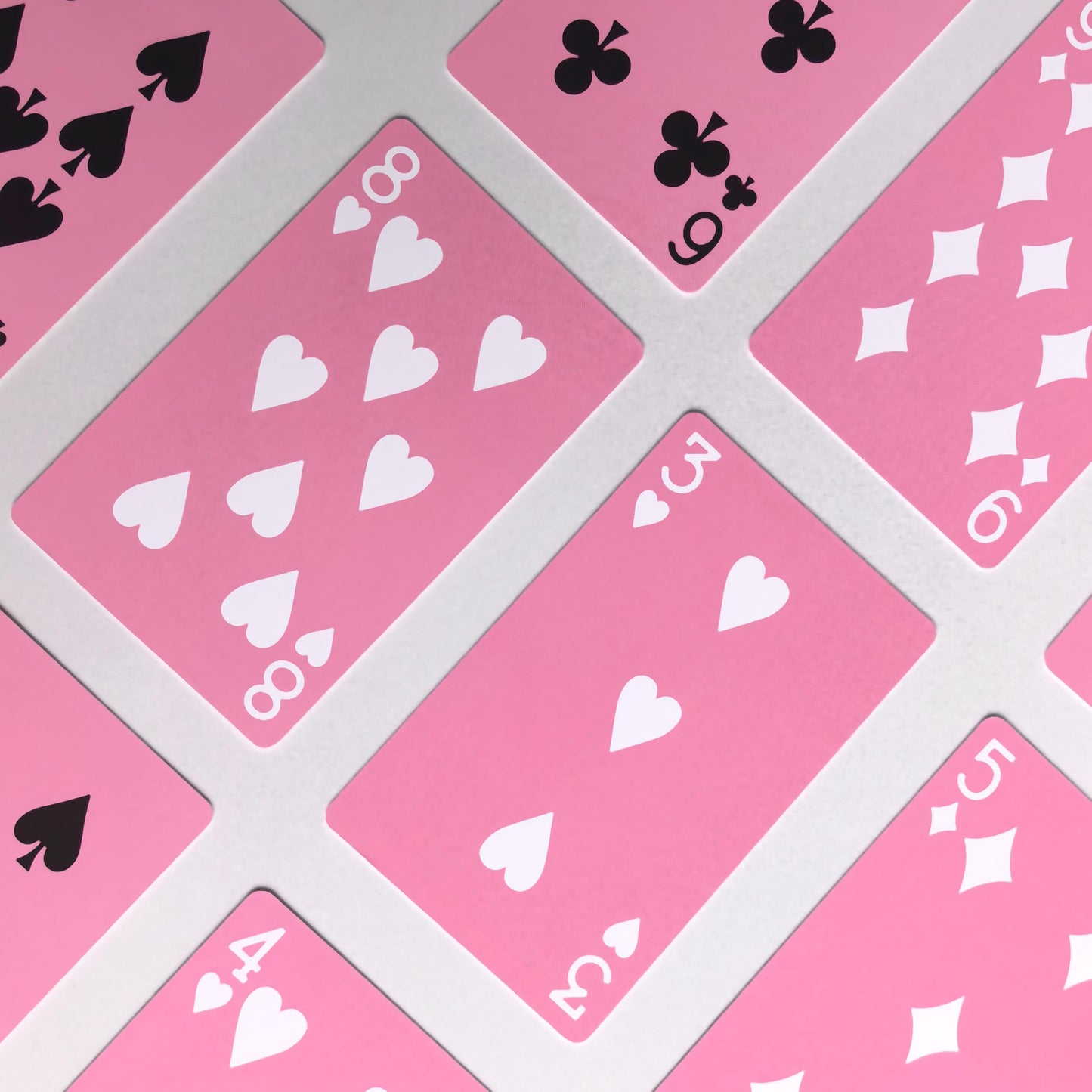 2 Decks Pink Playing Cards – Easy to Shuffle, Great Gift for Parties & Festivals