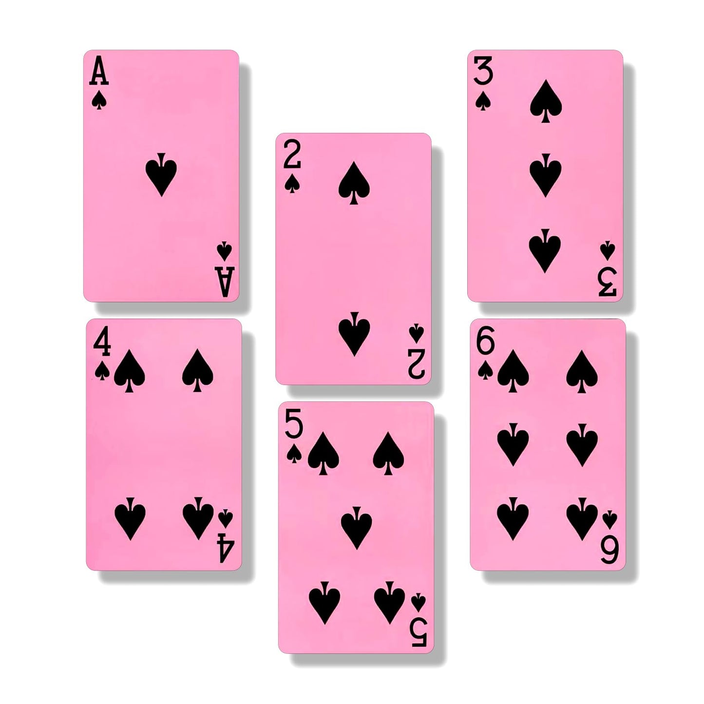 2 Decks Pink Playing Cards – Easy to Shuffle, Great Gift for Parties & Festivals