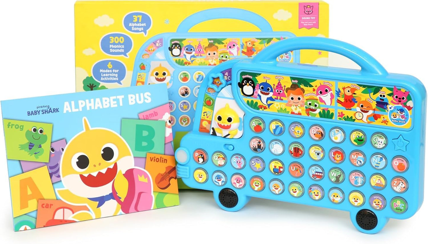 Pinkfong Baby Shark ABC Alphabet Bus (2nd Edition) Sound Pad | Premium Interactive Toy