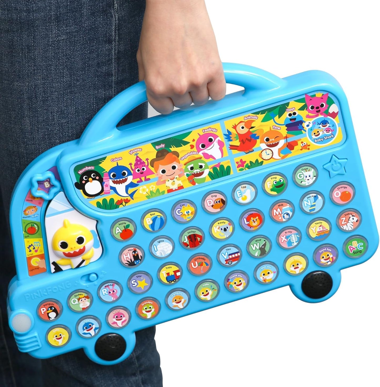 Pinkfong Baby Shark ABC Alphabet Bus (2nd Edition) Sound Pad | Premium Interactive Toy