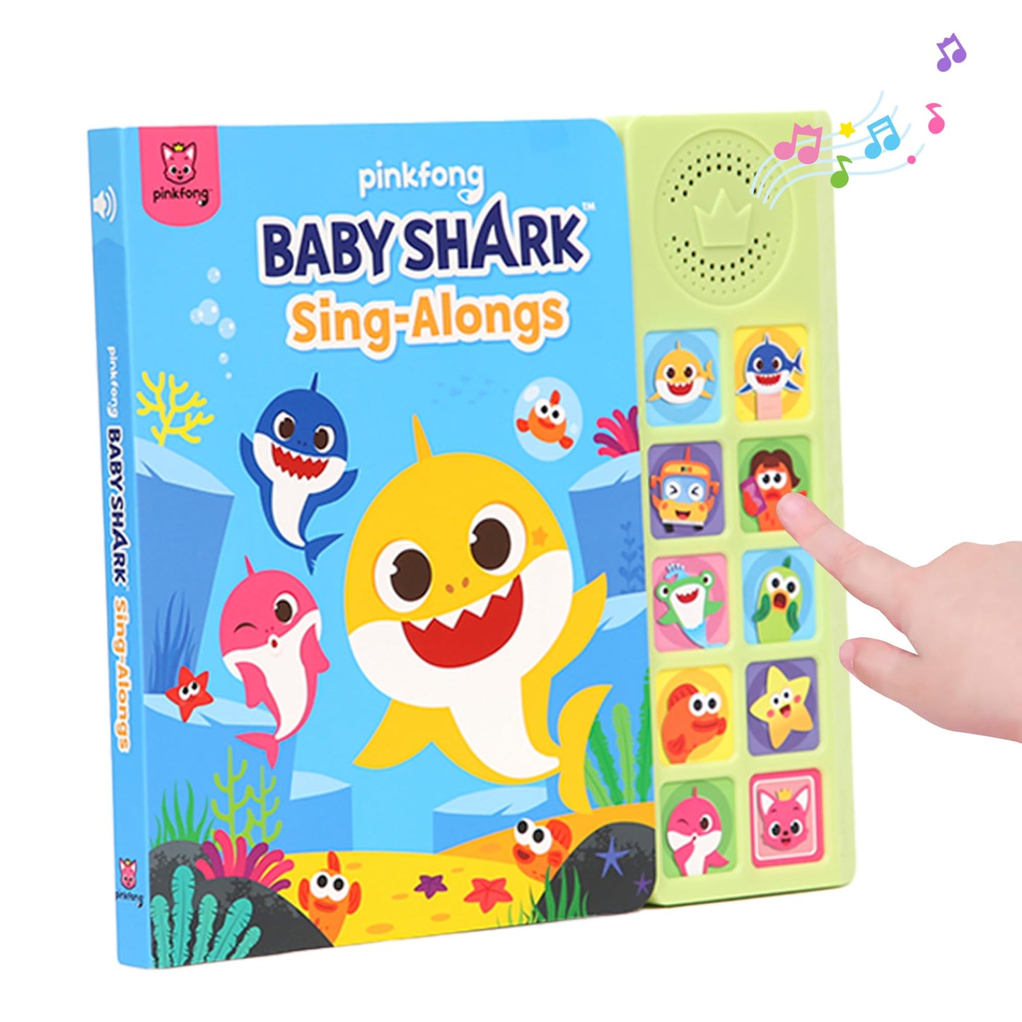 Pinkfong Baby Shark Sing-Alongs 10-Button Sound Book | Interactive Toddler Read-Along