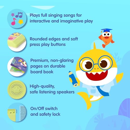 Pinkfong Baby Shark Sing-Alongs 10-Button Sound Book | Interactive Toddler Read-Along