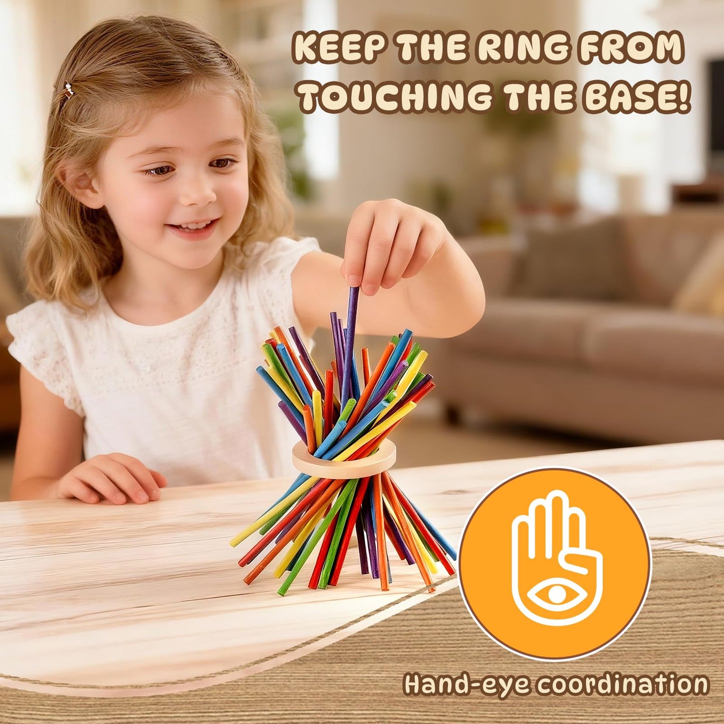 Pinshoon Montessori Wooden Board Game – Educational Fun for Kids 3-8 (2-6 Players)