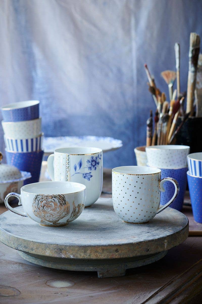 Pip Studio Mug Large Royal White 325ml Set of Six Mugs