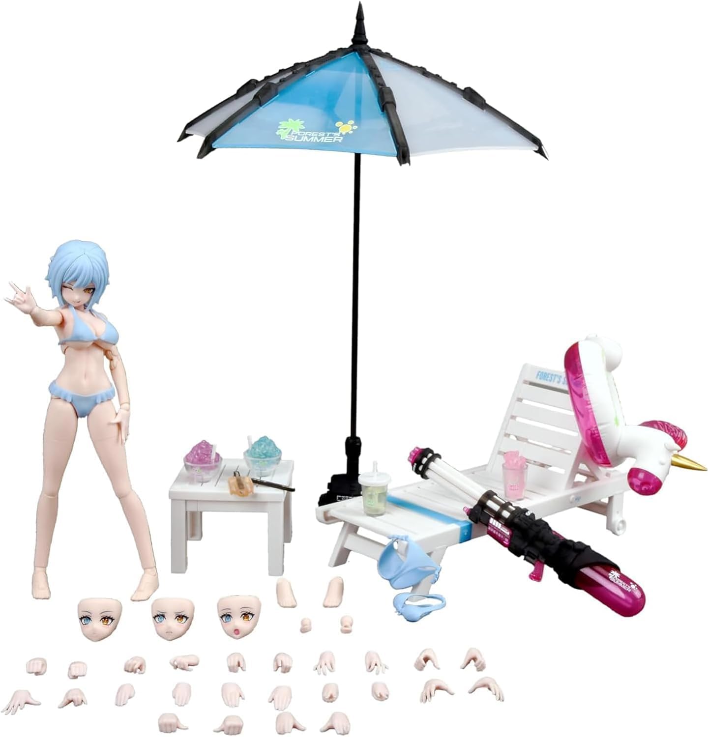 Pipigirl Nuke Matrix Genuine License 1: 12-Figure Collectible – Forest's Summer Vivienne Hayha