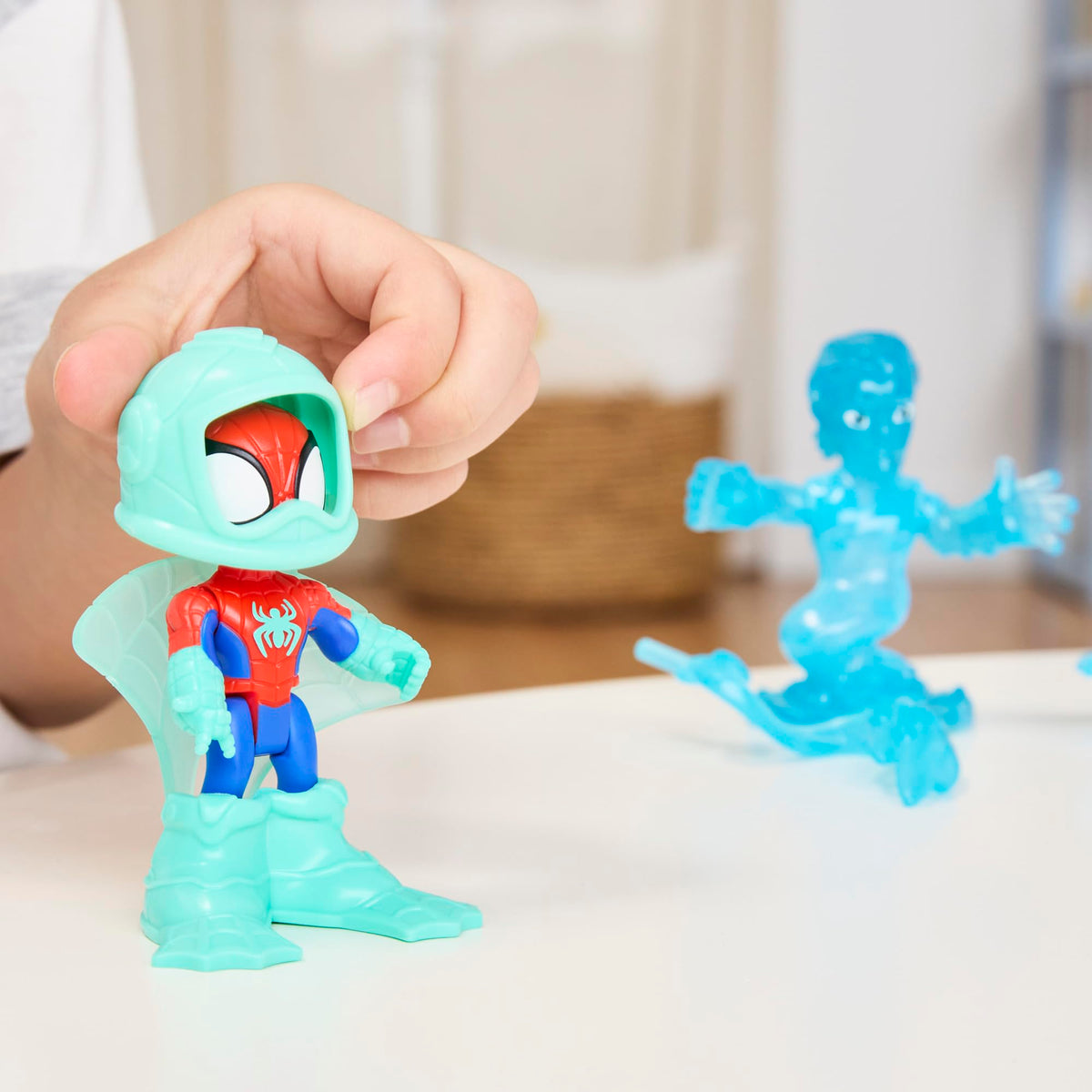 Spidey and His Amazing Friends Water-Webs Spidey & Hydro-Man 3-Inch Figures