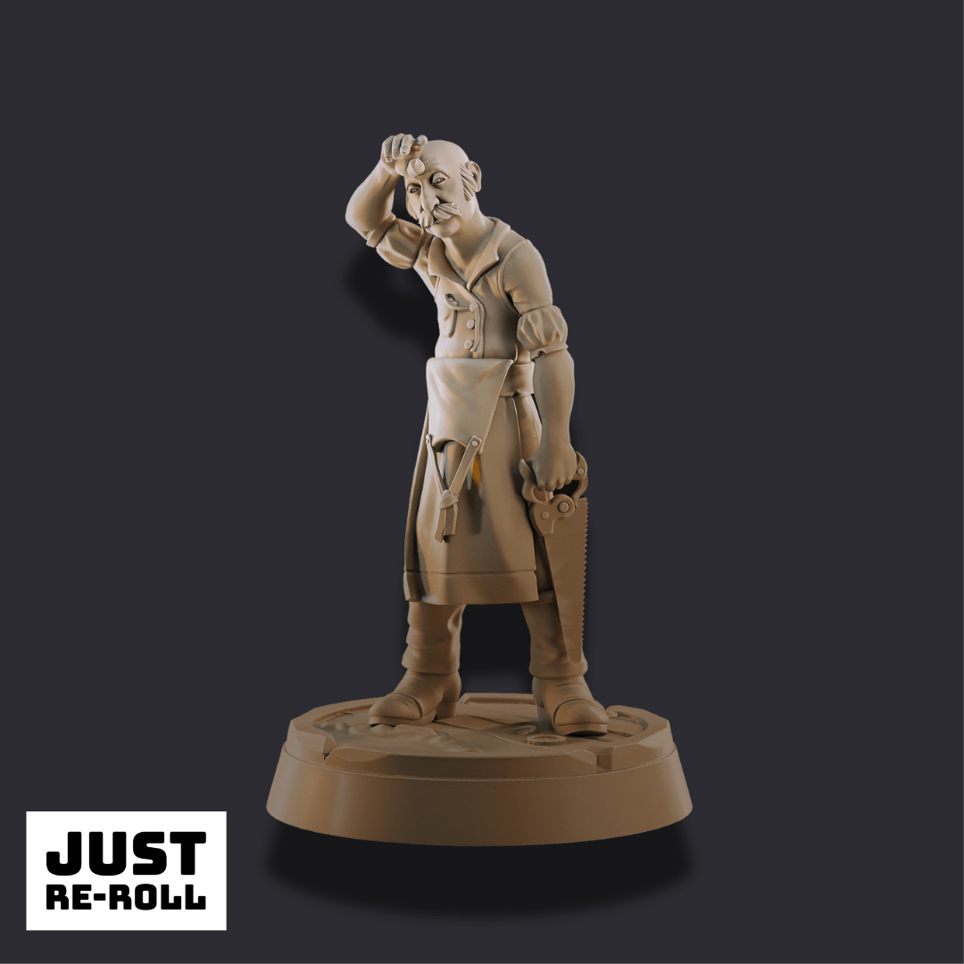 Pirate Ship Doctor – 3D Printed Tabletop Miniature