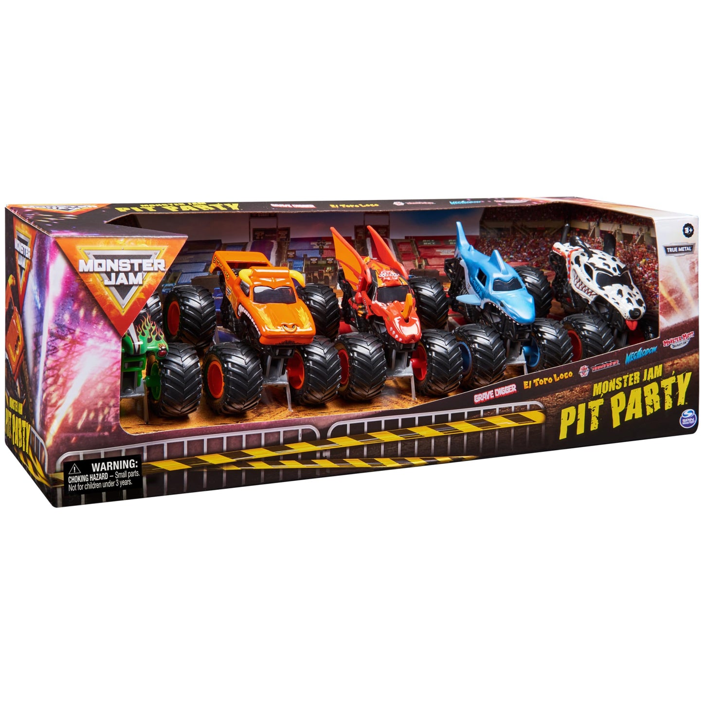 Monster Jam Pit Party 5-Pack – 1:64 Scale Exclusive Monster Trucks