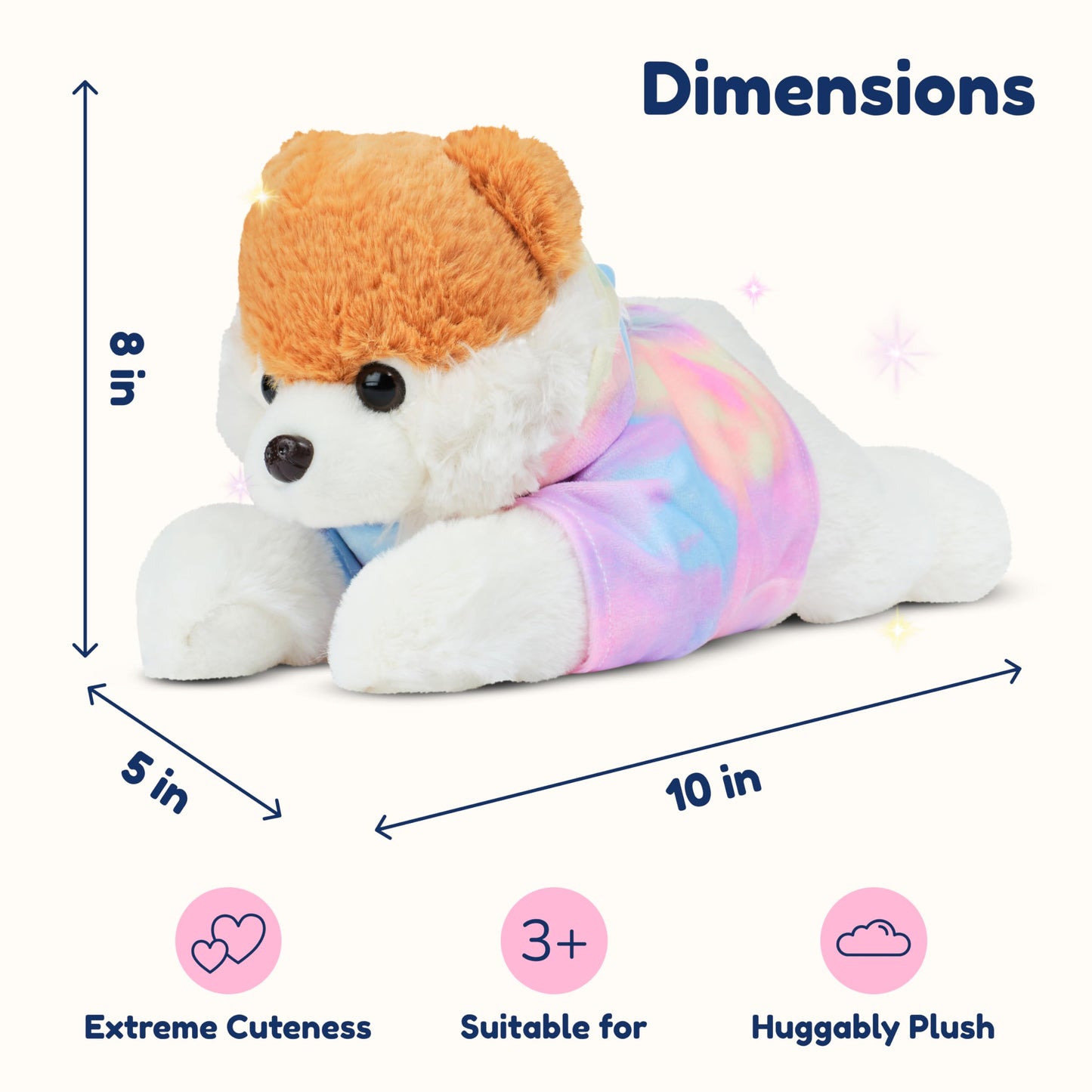 PixieCrush Bernese Mommy Plush with 4 Puppies – Huggable Dog Stuffed Animals (5x10x8)