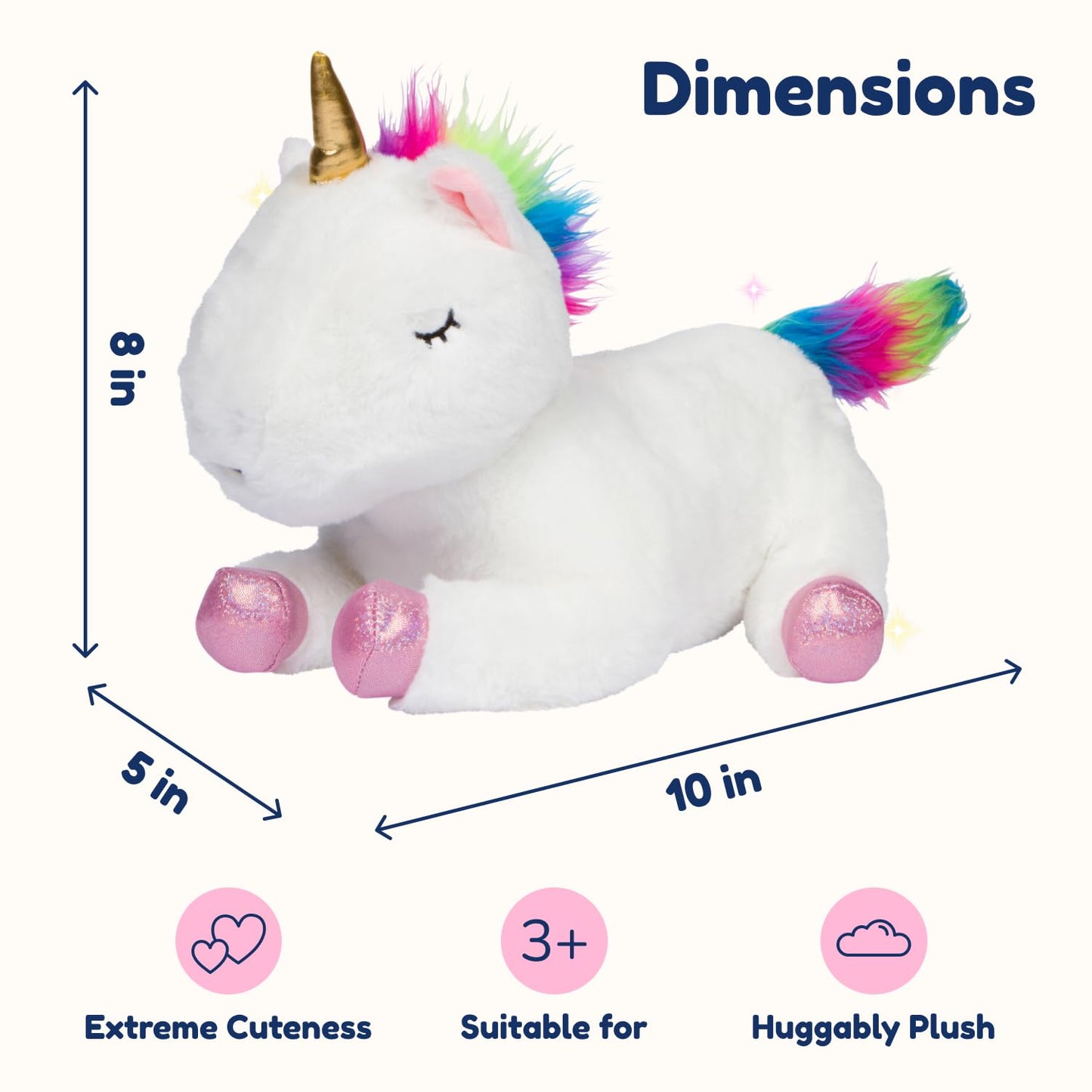 PixieCrush Unicorns Set of 5 – Mommy with Babies Plush Toys for Girls