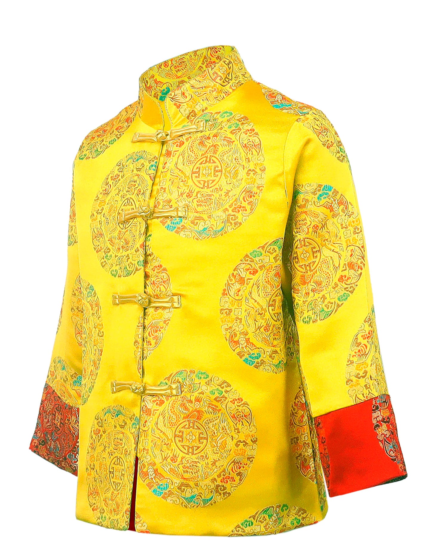 Pixienest Dragon Tang Suit for Boys with Hat | Lunar New Year Kids Costume 4-12