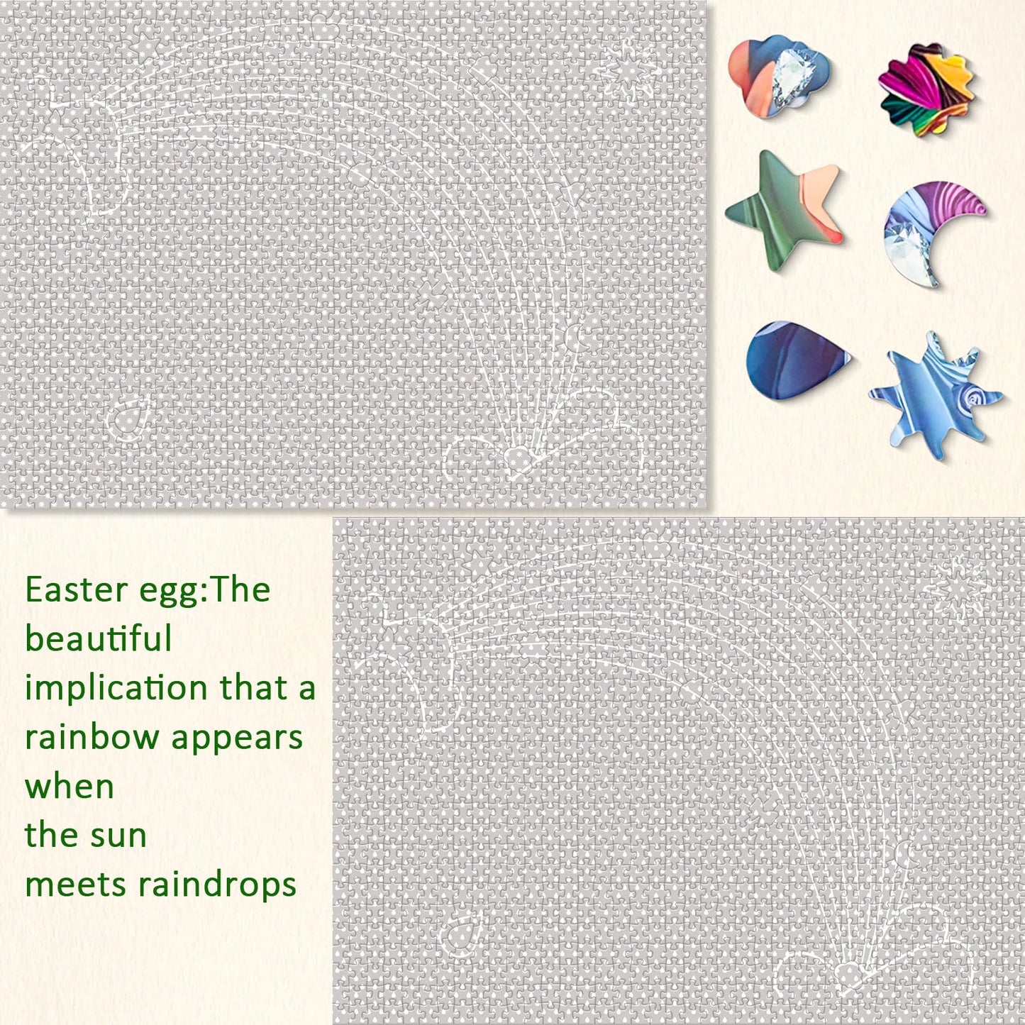 Pixlora 1000-Piece Puzzles 2-Pack | Unique Shaped Pieces | Cat, Fish & Remembrance Theme | Gift for Adults