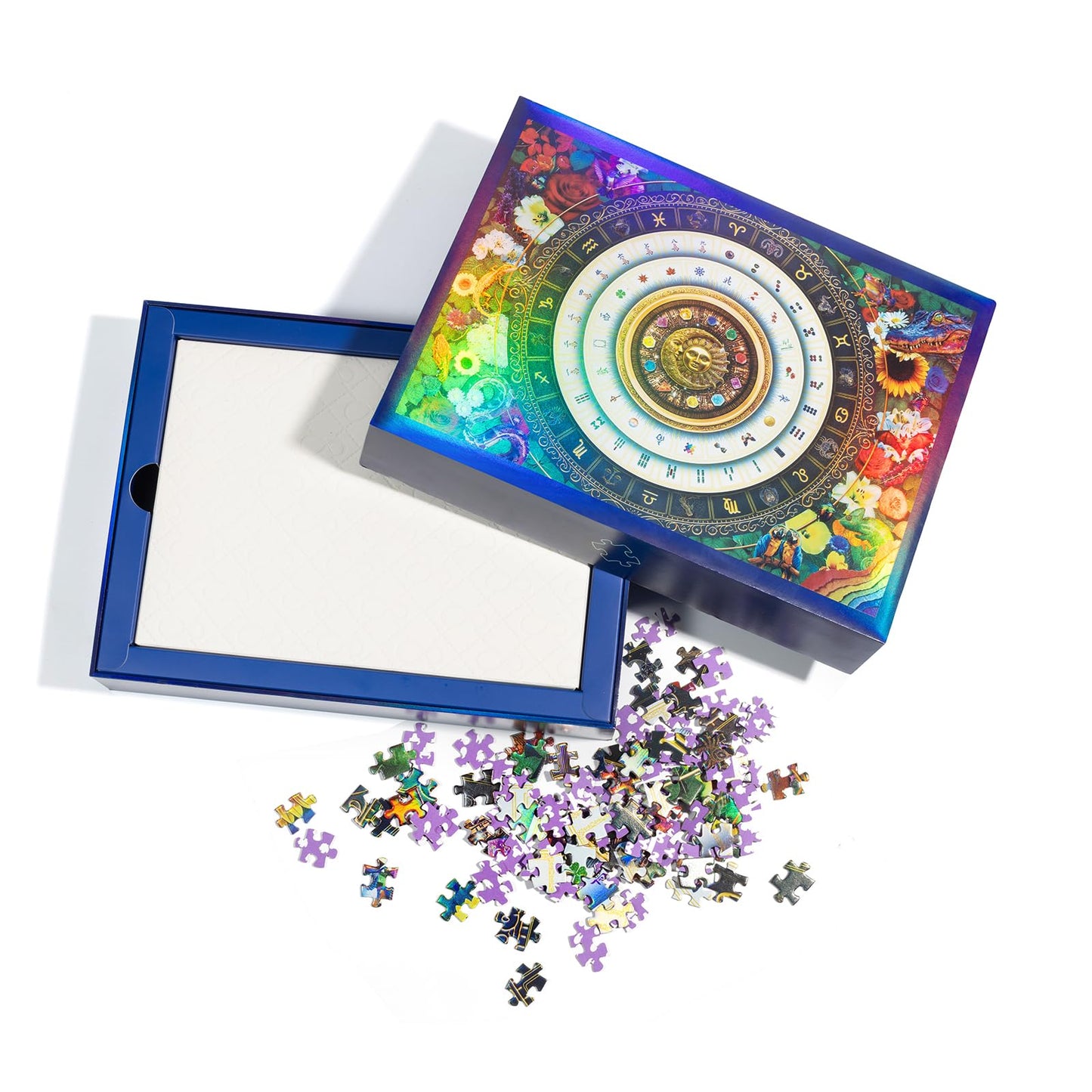 Pixlora Laser Rainbow Reflection 1000-Piece Puzzle — Lucky Tiles & Cosmic Wilds | Unique Gift for Puzzle Lovers