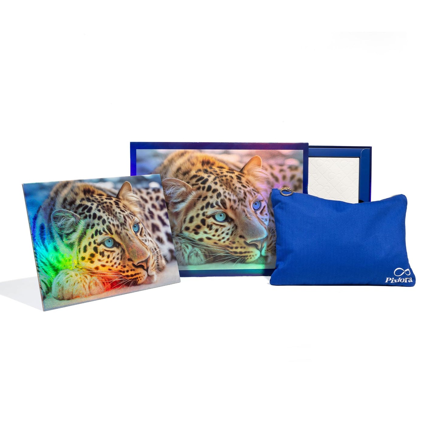 Pixlora 1000 Piece Puzzle for Adults – Leopard Edition | Premium Rainbow Gift Box