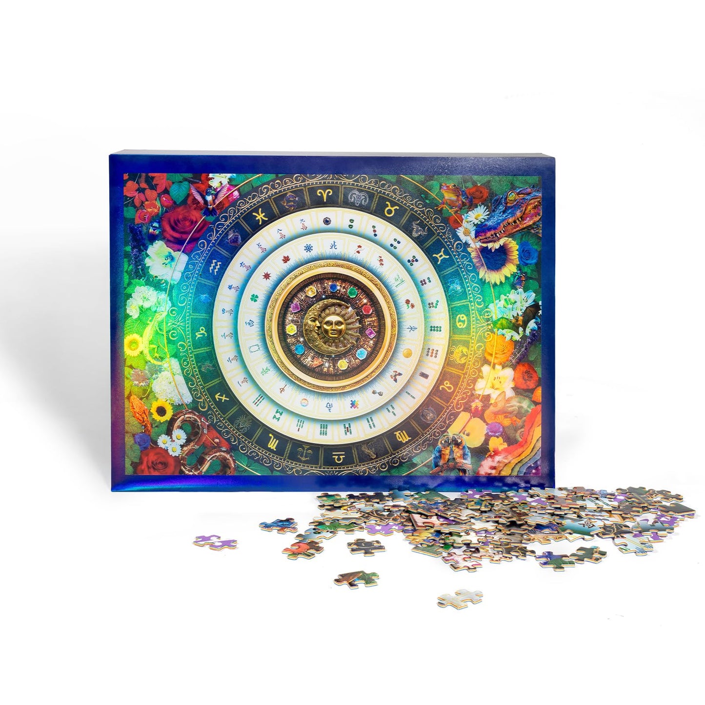 Pixlora Laser Rainbow Reflection 1000-Piece Puzzle — Lucky Tiles & Cosmic Wilds | Unique Gift for Puzzle Lovers