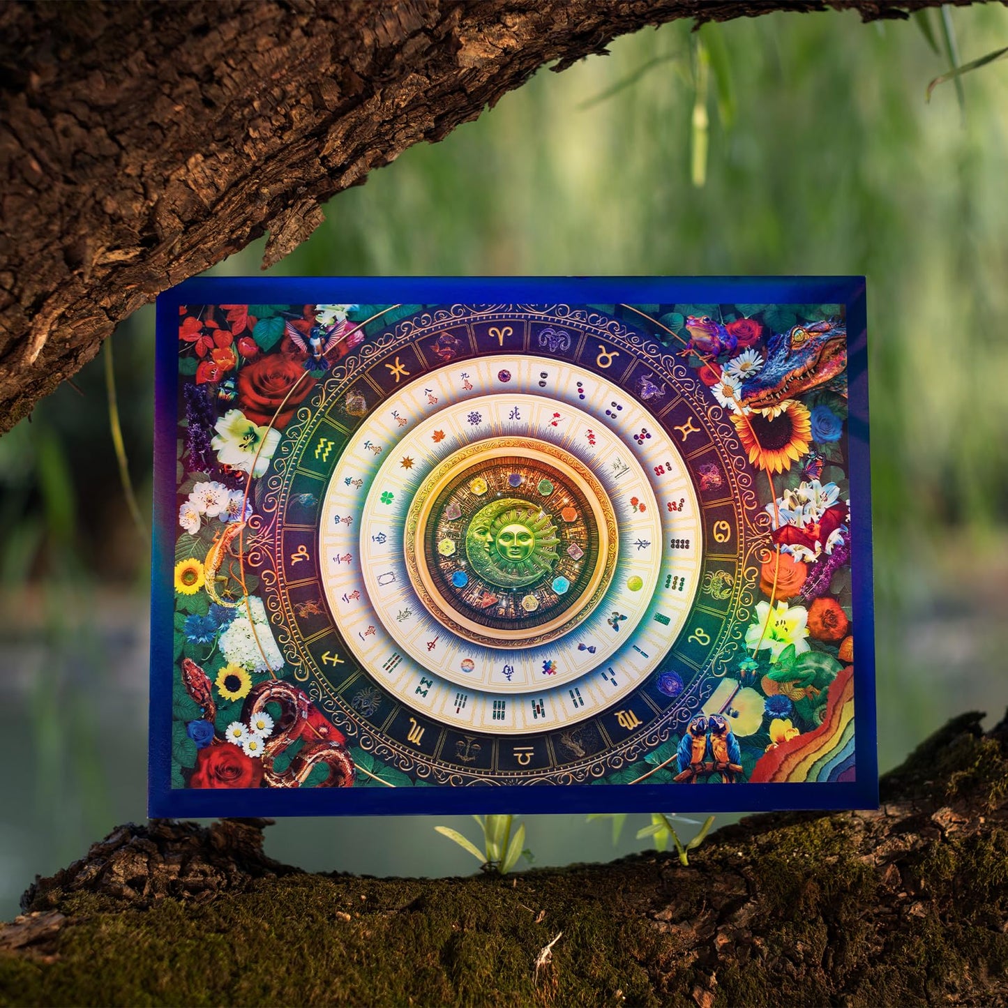 Pixlora Laser Rainbow Reflection 1000-Piece Puzzle — Lucky Tiles & Cosmic Wilds | Unique Gift for Puzzle Lovers