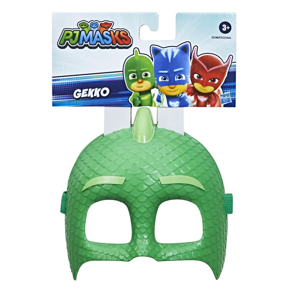 PJ Masks Gekko Hero Mask – Preschool Dress-Up Toy for Kids 3+