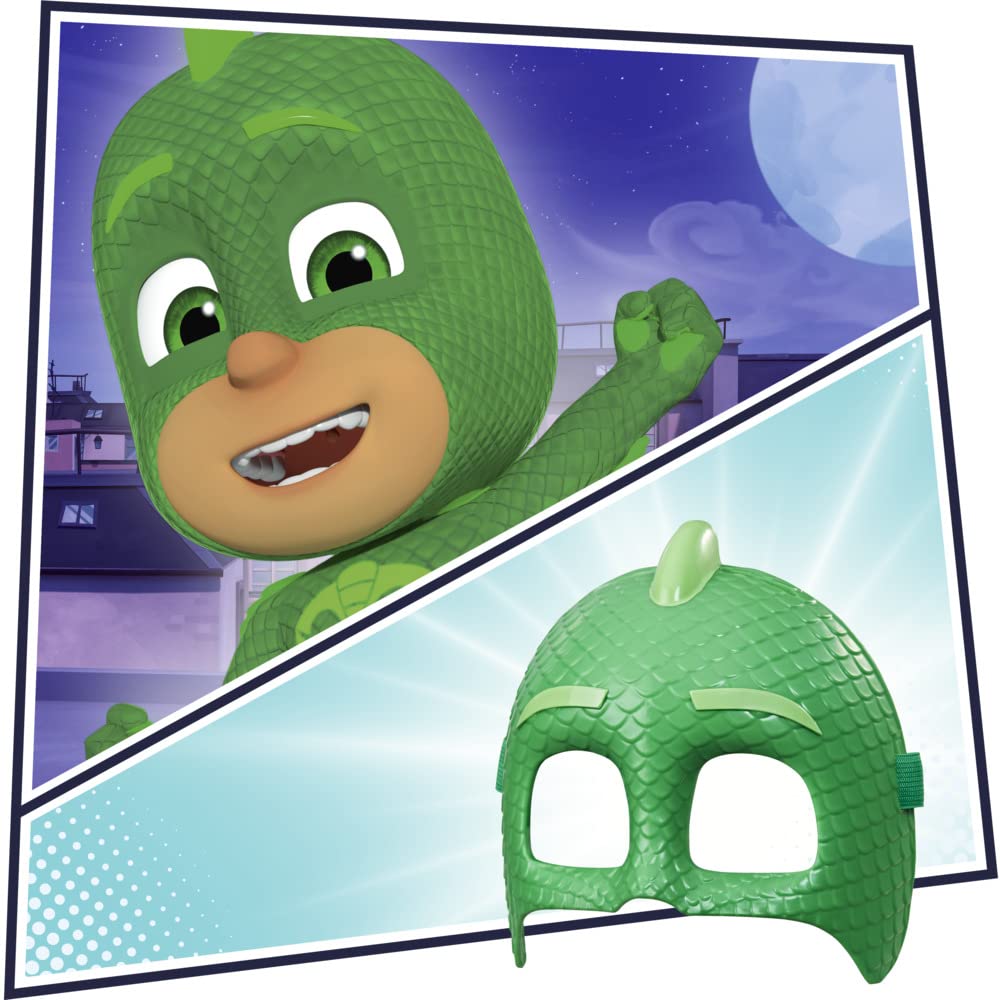 PJ Masks Gekko Hero Mask – Preschool Dress-Up Toy for Kids 3+