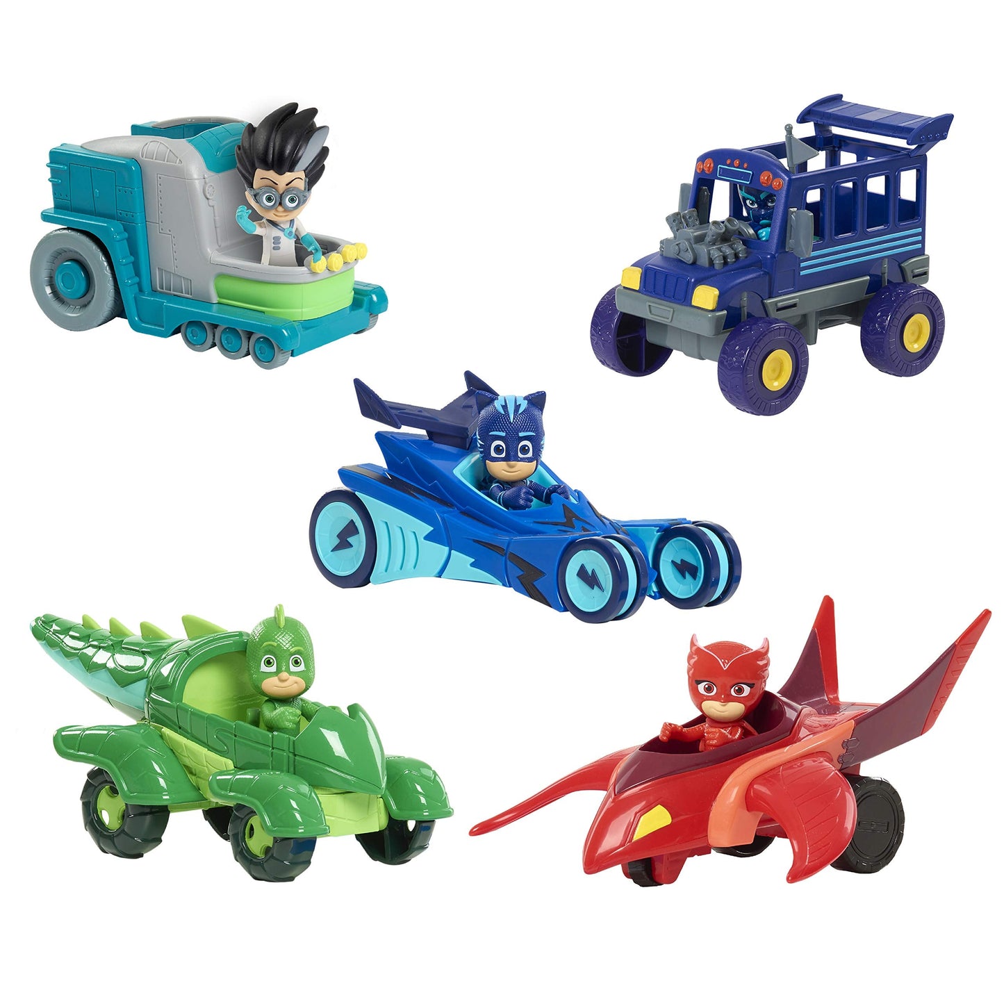 PJ Masks Gekko-Mobile Vehicle & Poseable Gekko Figure – 2-Piece Set for Ages 3+