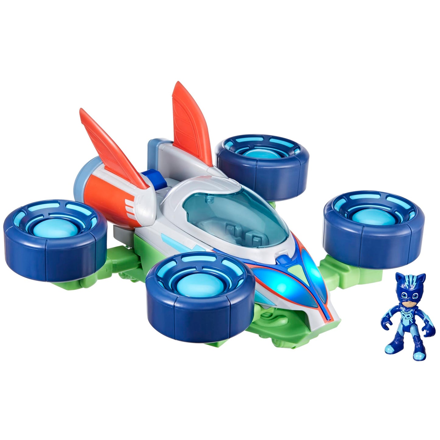 PJ Masks Power Heroes PJ Explorider: 3-Mode Converting Vehicle with Lights & Sounds