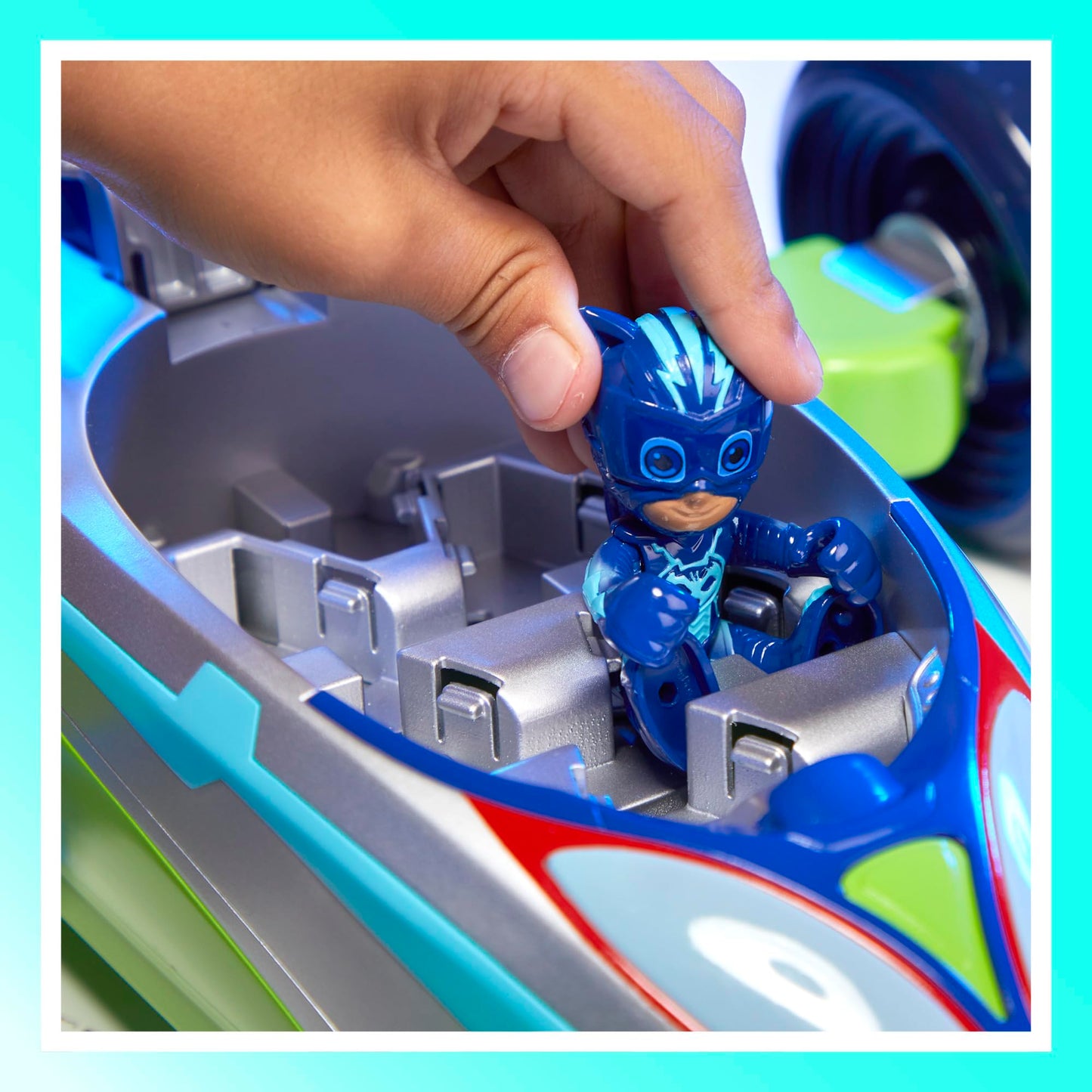 PJ Masks Power Heroes PJ Explorider: 3-Mode Converting Vehicle with Lights & Sounds