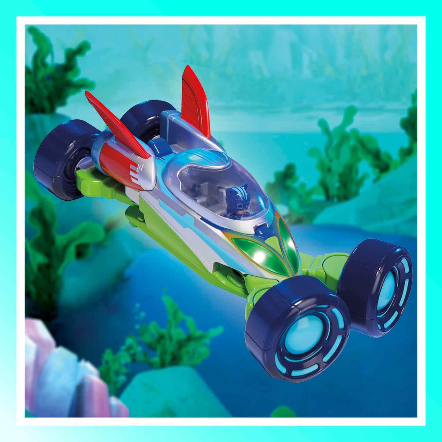 PJ Masks Power Heroes PJ Explorider: 3-Mode Converting Vehicle with Lights & Sounds