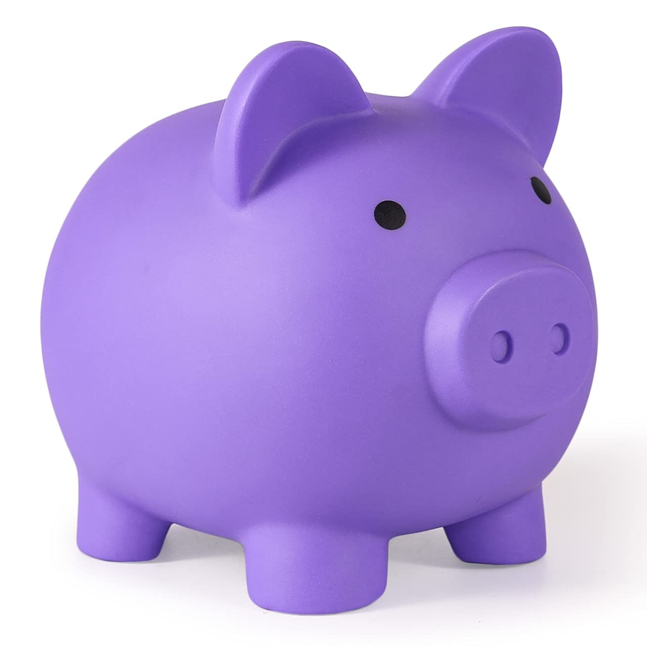 PJDRLLC Piggy Bank – Unbreakable Plastic Money Box for Kids (Medium)