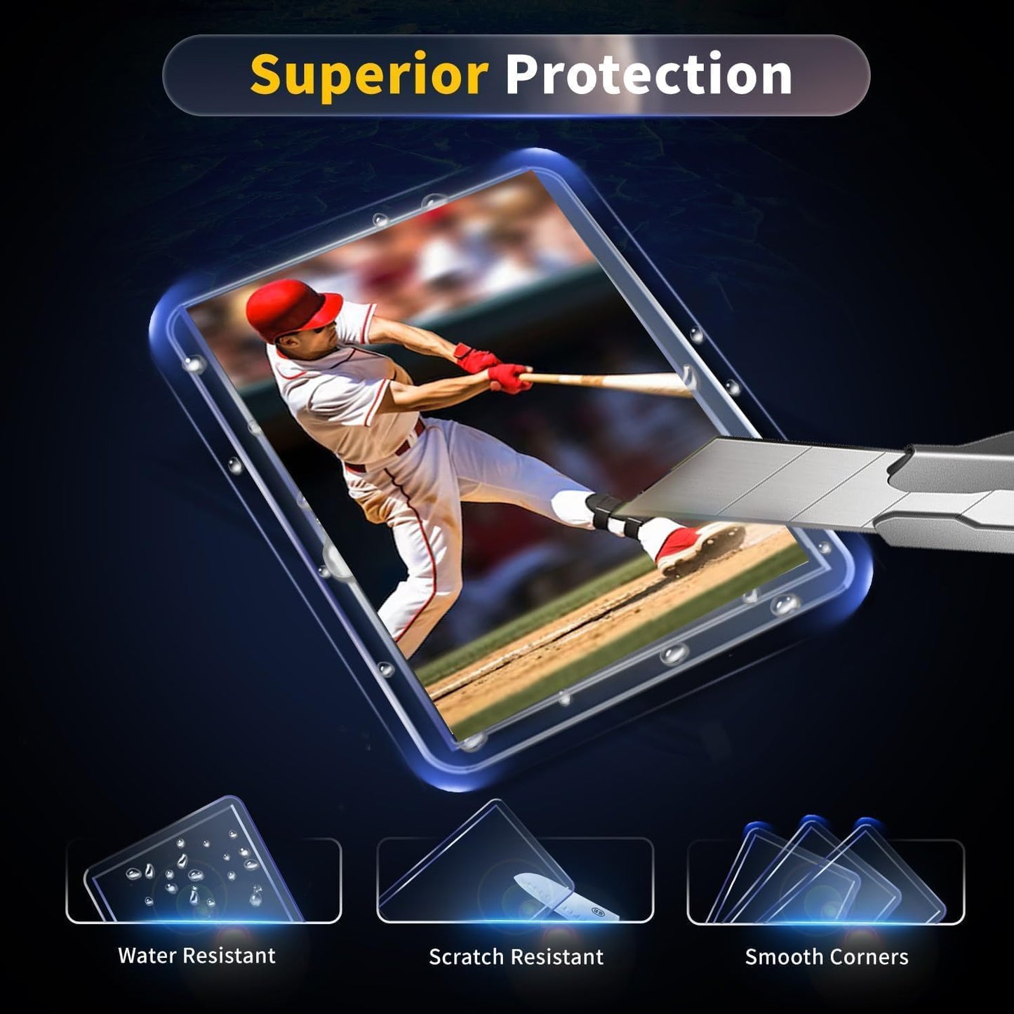 PJU 2000 Hard & Soft Card Sleeves – 3x4 Trading Card Protectors