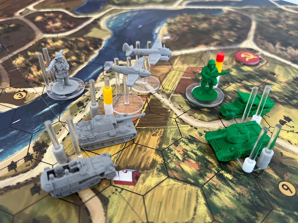 Aces & Armor – WWII War Miniatures Strategy Board Game by PKB Games | 1-4 Players, 14+, 1-2 Hours
