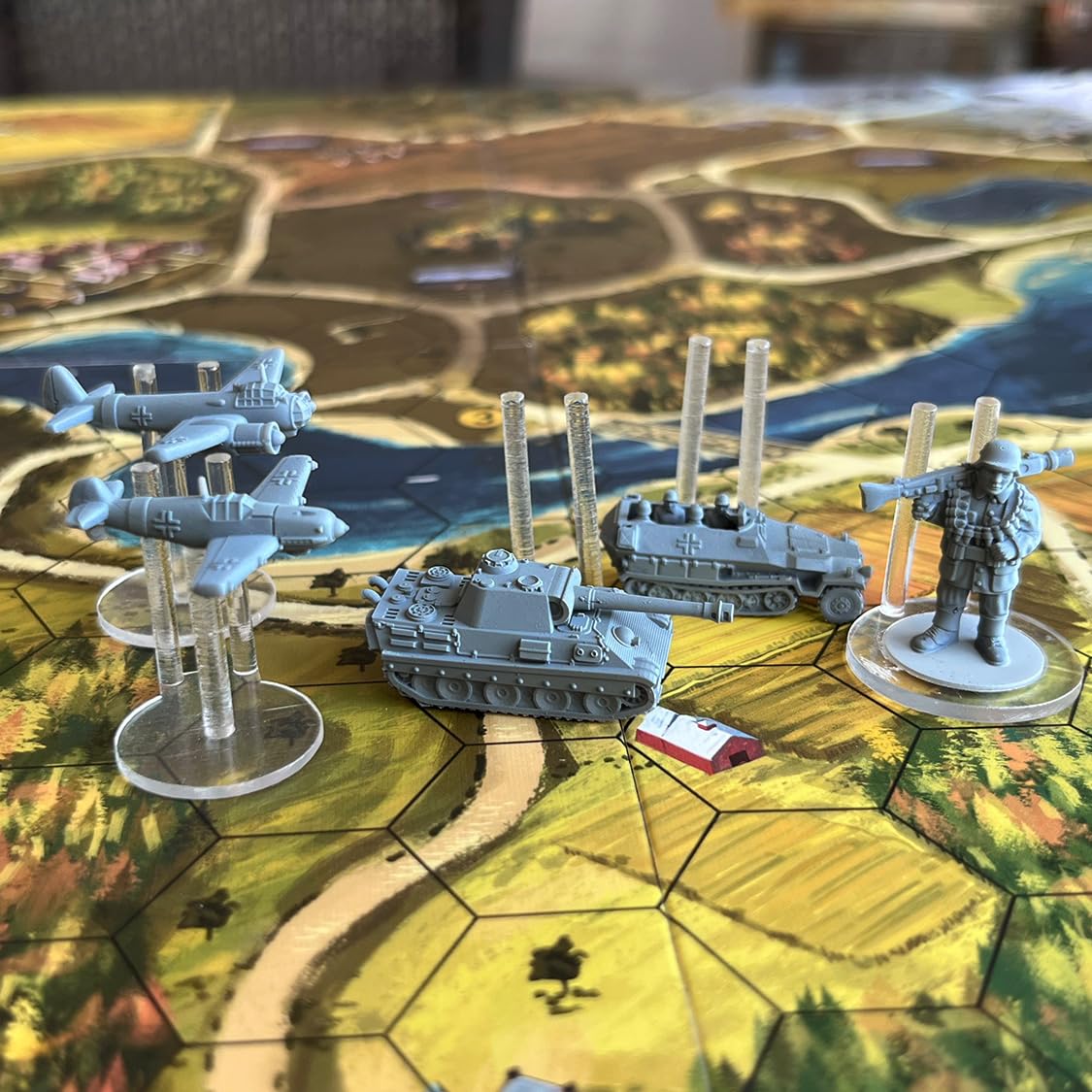 Aces & Armor – WWII War Miniatures Strategy Board Game by PKB Games | 1-4 Players, 14+, 1-2 Hours