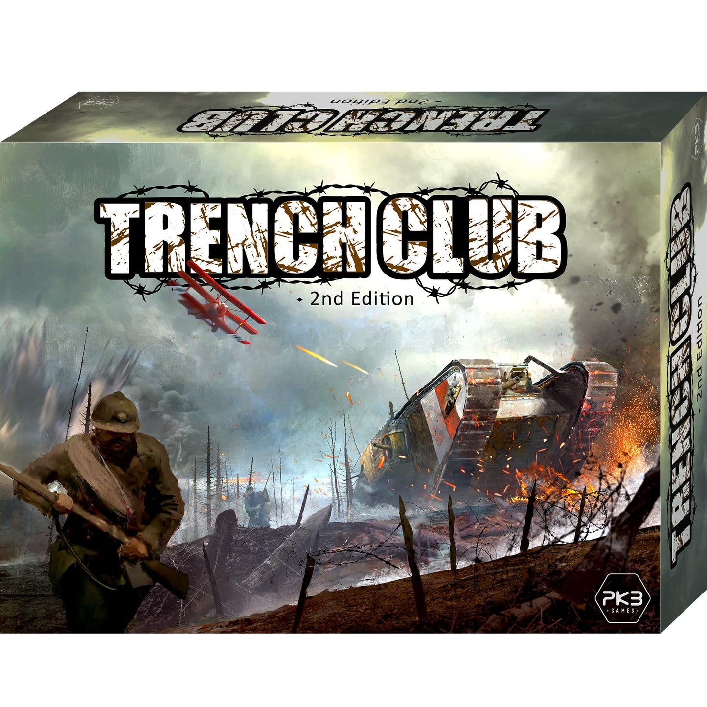 Trench Club by PKB Games – WWI War Miniatures Strategy Board Game (1-4 Players, 2+ Hours)