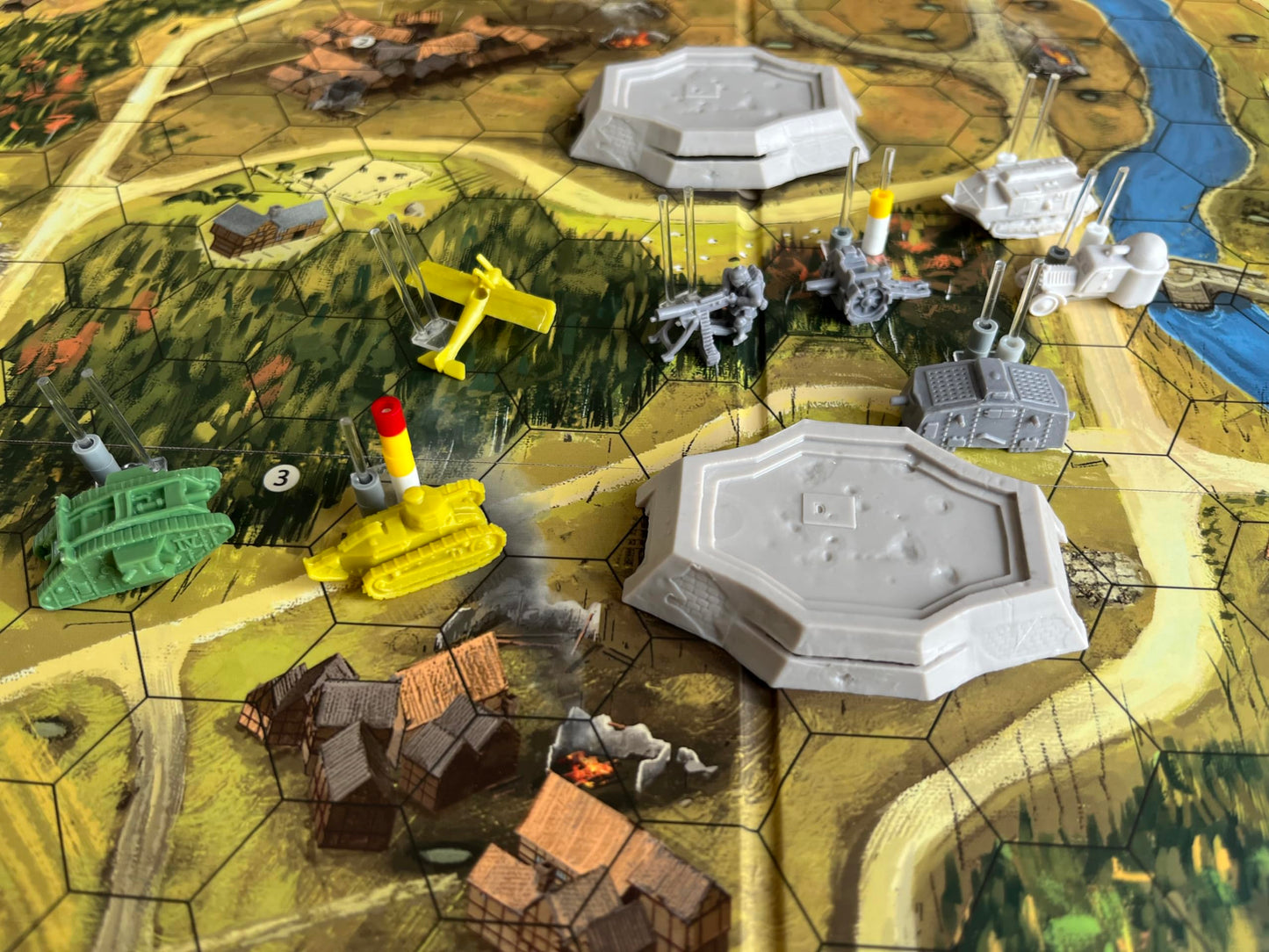 Trench Club by PKB Games – WWI War Miniatures Strategy Board Game (1-4 Players, 2+ Hours)