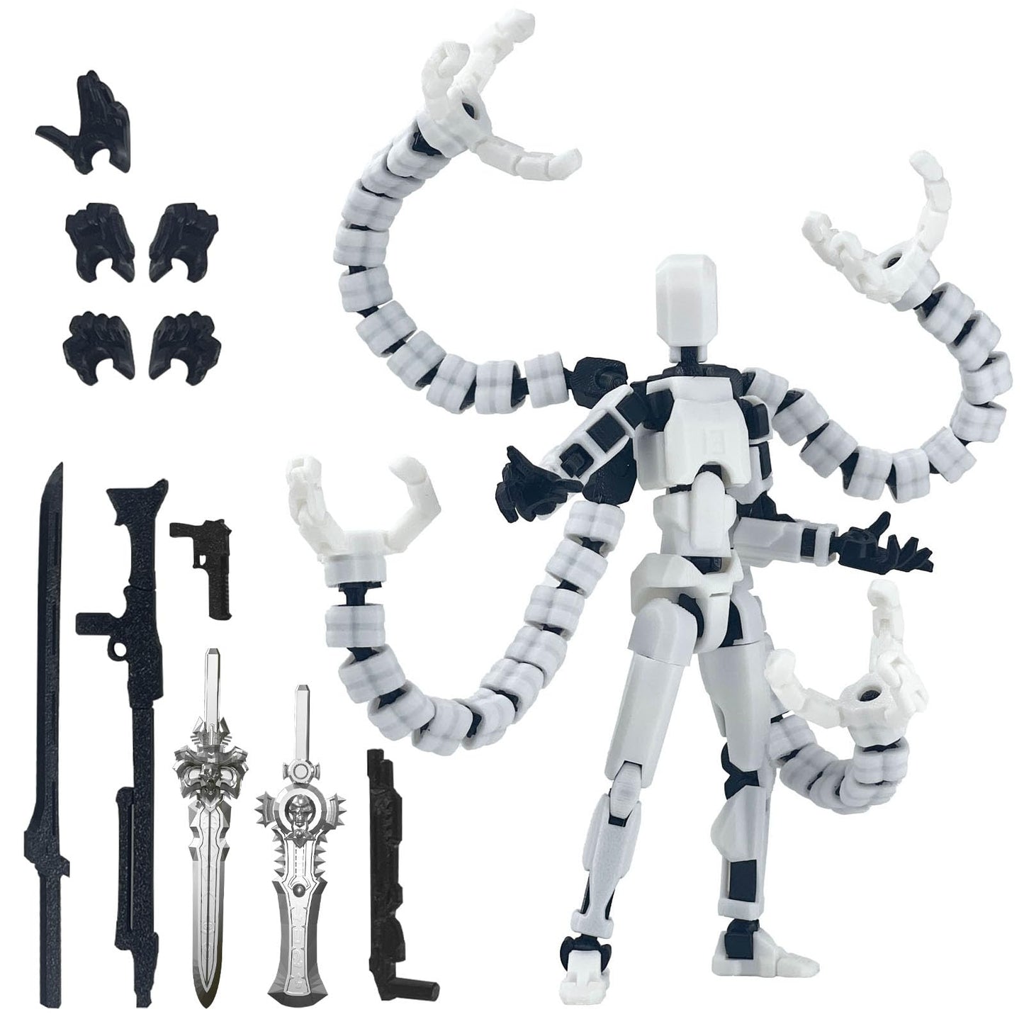 PkghoKids T13 Fully Articulated Action Figure – 7.2in Collectible