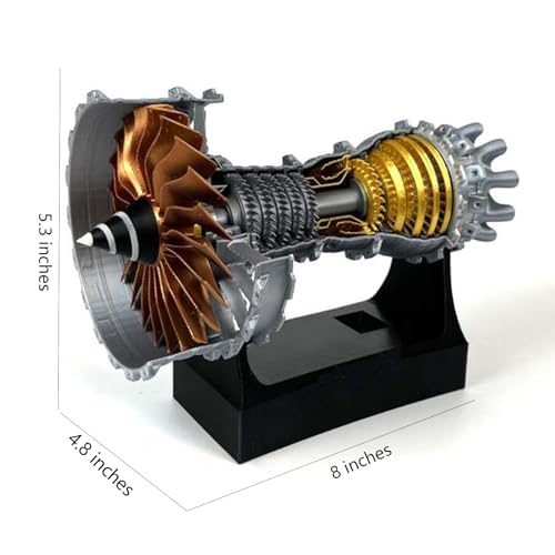 Pktiugf TR900 Turbofan Engine Model Kit – Fully Assembled Jet Engine Replica