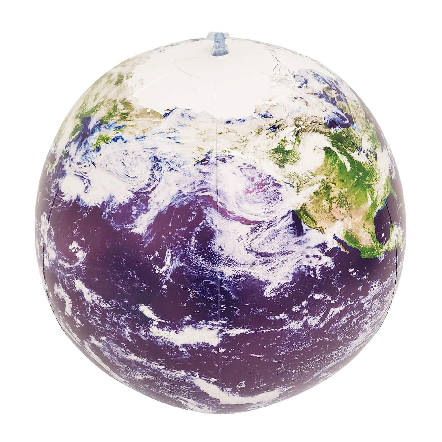 Earthball Inflatable Earth Globe — Satellite Imagery & Glow-in-the-Dark Cities | Planet Earth Gifts